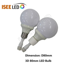 E27 Waterproof o controle dinâmico do bulbo DMX 512 do diodo emissor de luz